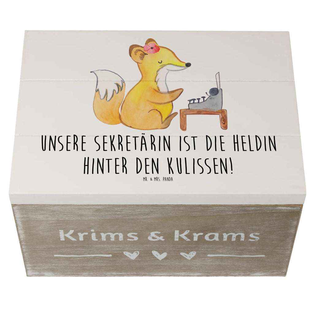 Holzkiste Sekretärin Heldin Geschenkbox, Dekokiste, Holzkiste, Schatzkiste, Schatulle, Geschenkdose, Kiste, Erinnerungsbox, XXL, Erinnerungskiste, Truhe, Aufbewahrungsbox