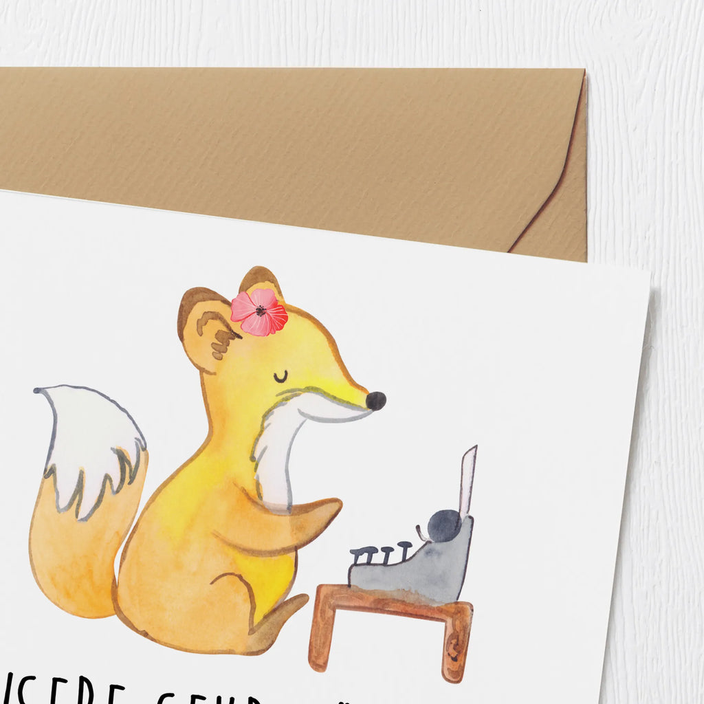 Deluxe Karte Sekretärin Herz Klappkarte, Hochwertige Grußkarte, Grußkarte, Karte, Glückwunschkarte, Geburtstagskarte, Einladungskarte, Hochwertige Klappkarte, Hochzeitskarte