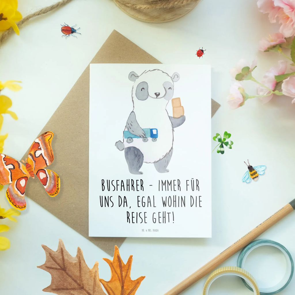 Grußkarte Busfahrer Held Ansichtskarten, Hochzeitskarte, Klappkarte, Grußkarte, Karte, Einladungskarte, Glückwunschkarte, Geburtstagskarte