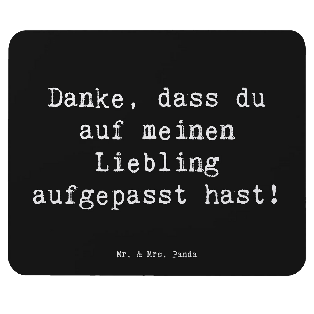 Mouse mat Saying Danke, dass du auf meinen Liebling aufgepasst hast! Büroausstattung, Mauspad Büro, Arbeitszimmer, Mauspad, PC Zubehör, Einzigartiges Mauspad, Mousepad, Computer zubehör, Designer Mauspad, Mausunterlage