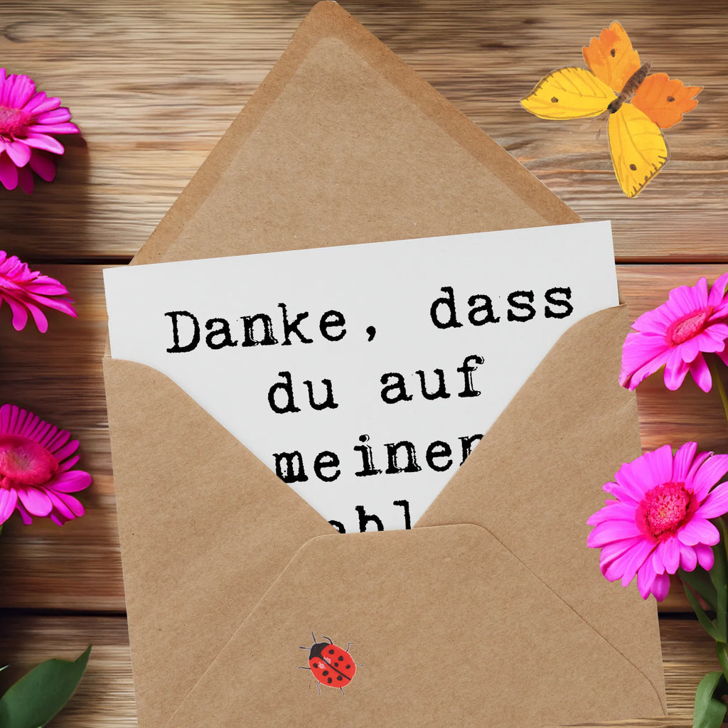 Deluxe Card Saying Danke, dass du auf meinen Liebling aufgepasst hast! Glückwunschkarte, Klappkarte, Hochzeitskarte, Einladungskarte, Karte, Geburtstagskarte, Hochwertige Klappkarte, Grußkarte, Hochwertige Grußkarte