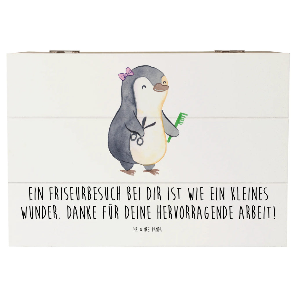 Holzkiste Friseur Wunder XXL, Schatulle, Holzkiste, Truhe, Aufbewahrungsbox, Erinnerungskiste, Dekokiste, Erinnerungsbox, Geschenkdose, Kiste, Schatzkiste, Geschenkbox
