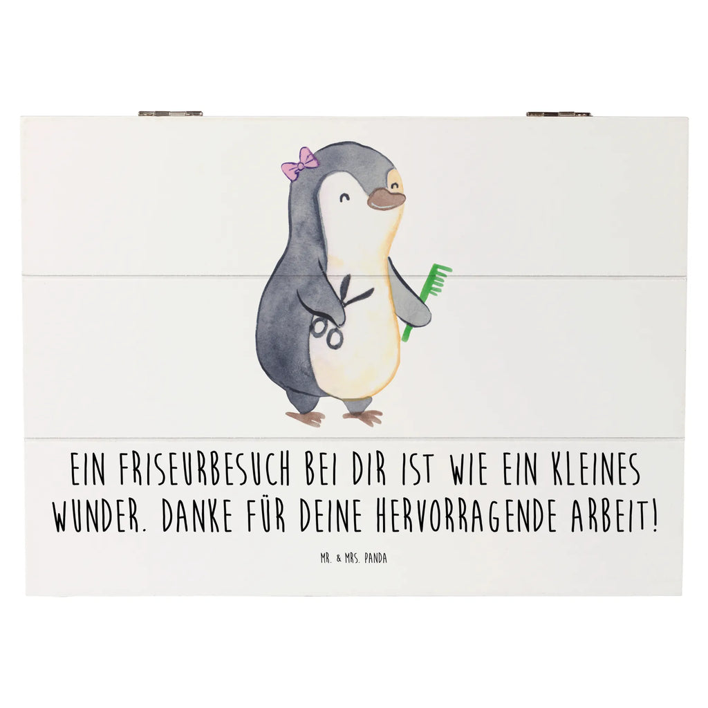 Holzkiste Friseur Wunder XXL, Schatulle, Holzkiste, Truhe, Aufbewahrungsbox, Erinnerungskiste, Dekokiste, Erinnerungsbox, Geschenkdose, Kiste, Schatzkiste, Geschenkbox