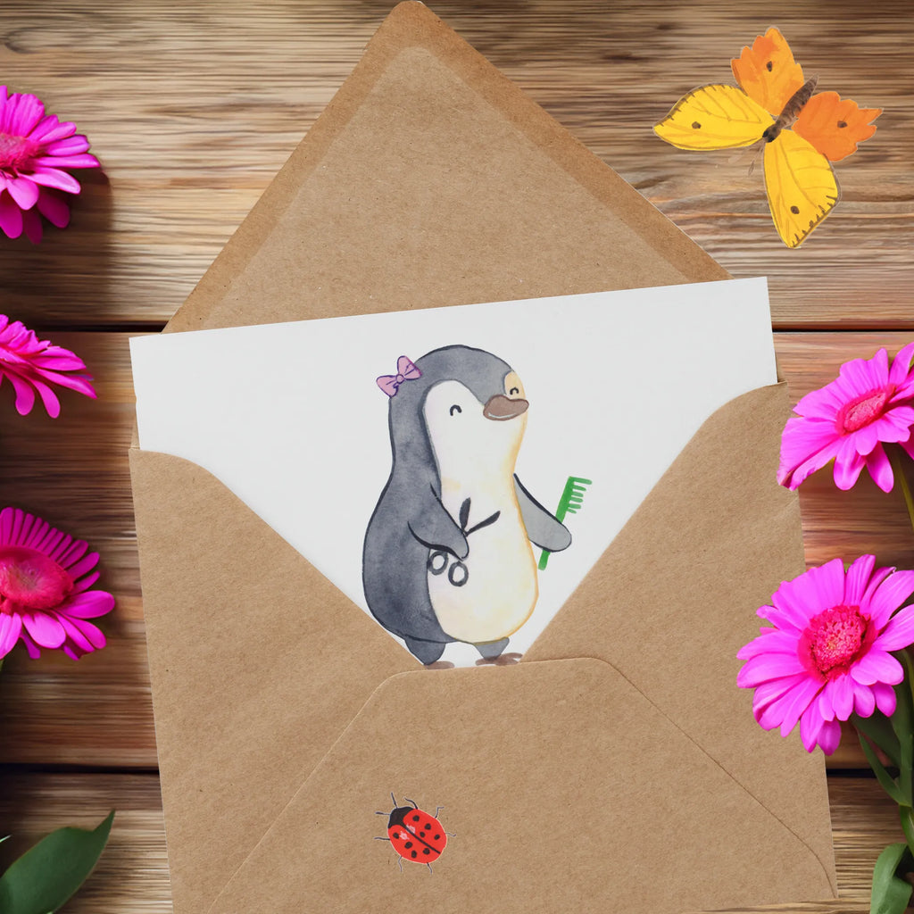 Deluxe Card Ein Friseurbesuch bei dir ist wie ein kleines Wunder. Danke für deine hervorragende Arbeit! Hochwertige Grußkarte, Einladungskarte, Karte, Klappkarte, Hochwertige Klappkarte, Hochzeitskarte, Glückwunschkarte, Geburtstagskarte, Grußkarte