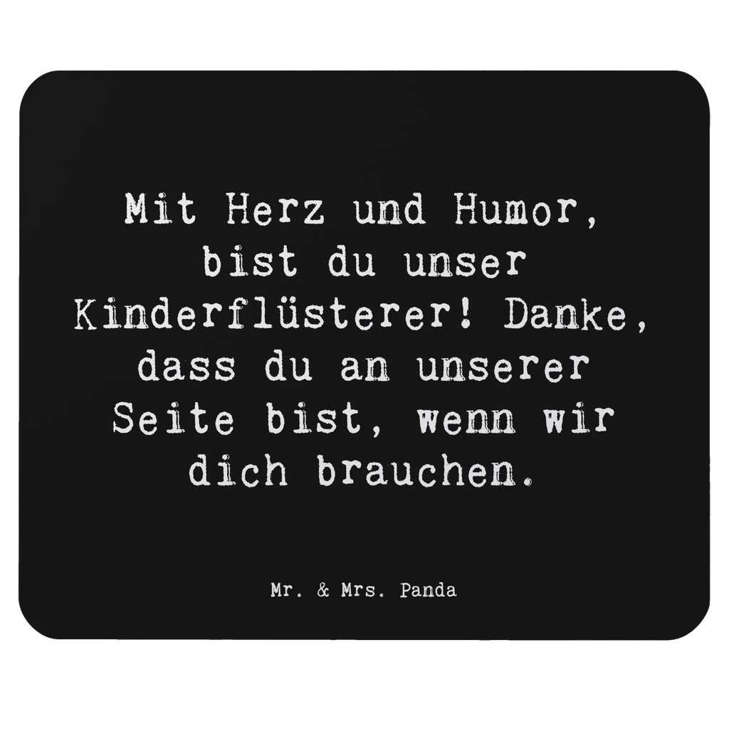 Mouse mat Saying Mit Herz und Humor, bist du unser Kinderflüsterer! Danke, dass du an unserer Seite bist, wenn wir dich brauchen. Büroausstattung, Mauspad, Mauspad Büro, Mousepad, Einzigartiges Mauspad, PC Zubehör, Arbeitszimmer, Designer Mauspad, Computer zubehör, Mausunterlage