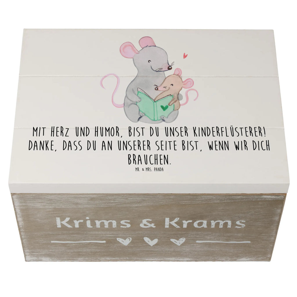 Holzkiste Baby-Sitter Engelflüsterer Truhe, Erinnerungskiste, Geschenkdose, Erinnerungsbox, Kiste, Schatulle, Aufbewahrungsbox, Dekokiste, Schatzkiste, Geschenkbox, XXL, Holzkiste