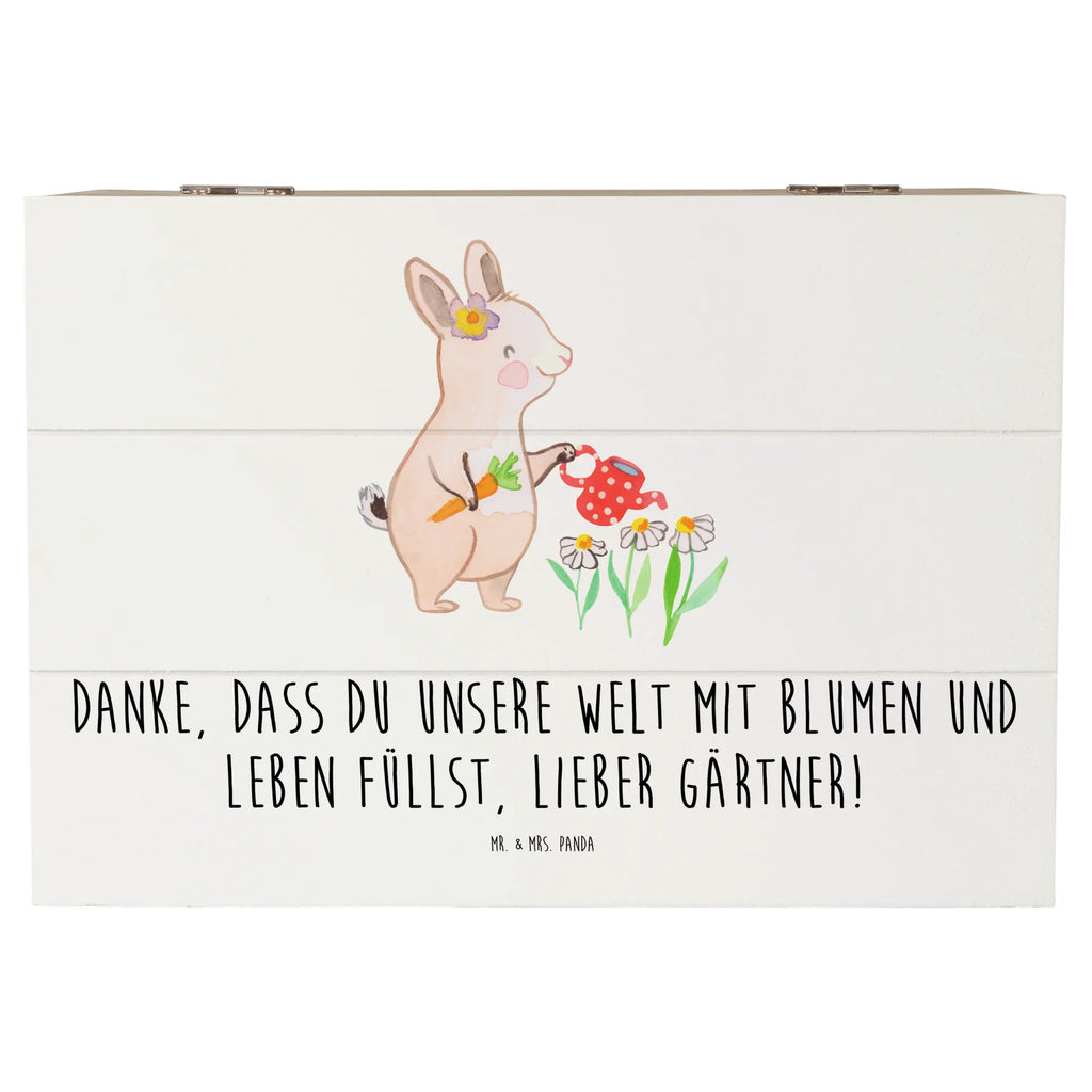 Holzkiste Gärtner Dankeschön Truhe, Holzkiste, Schatulle, Erinnerungskiste, Erinnerungsbox, Aufbewahrungsbox, Geschenkdose, Kiste, Dekokiste, Geschenkbox, Schatzkiste, XXL