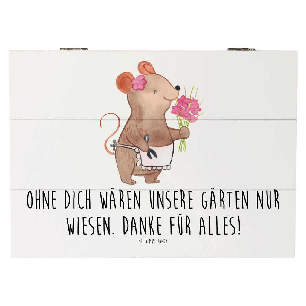 Wooden chest Ohne dich wären unsere Gärten nur Wiesen. Danke für alles! Truhe, Schatzkiste, Geschenkdose, Dekokiste, XXL, Geschenkbox, Erinnerungskiste, Schatulle, Kiste, Aufbewahrungsbox, Erinnerungsbox, Holzkiste