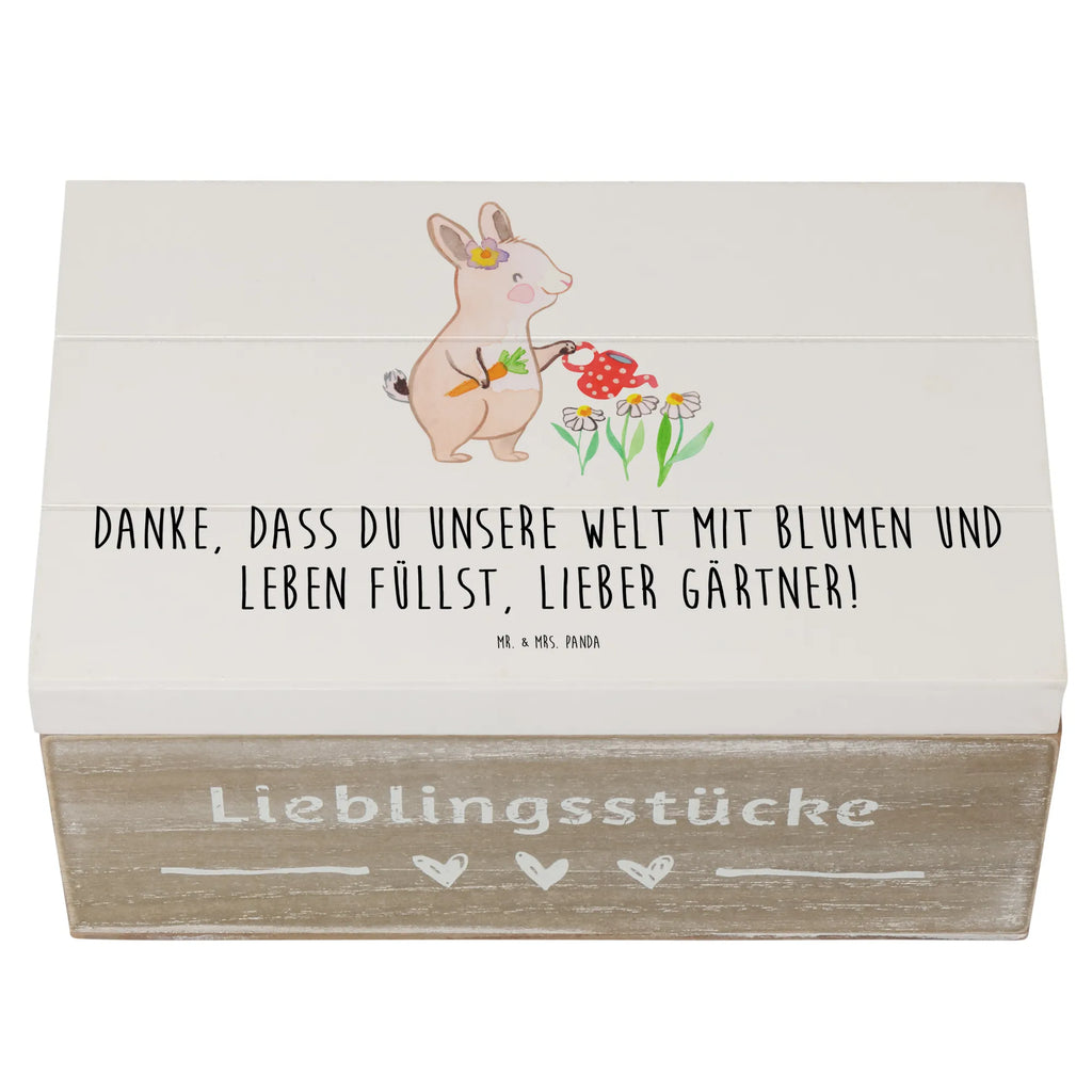 Holzkiste Gärtner Dankeschön Truhe, Holzkiste, Schatulle, Erinnerungskiste, Erinnerungsbox, Aufbewahrungsbox, Geschenkdose, Kiste, Dekokiste, Geschenkbox, Schatzkiste, XXL