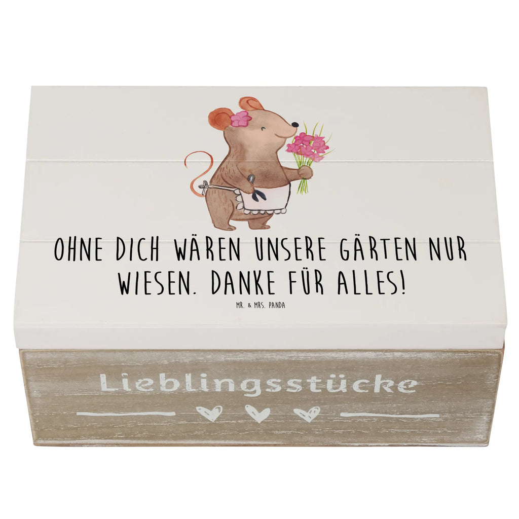 Wooden chest Ohne dich wären unsere Gärten nur Wiesen. Danke für alles! Truhe, Schatzkiste, Geschenkdose, Dekokiste, XXL, Geschenkbox, Erinnerungskiste, Schatulle, Kiste, Aufbewahrungsbox, Erinnerungsbox, Holzkiste