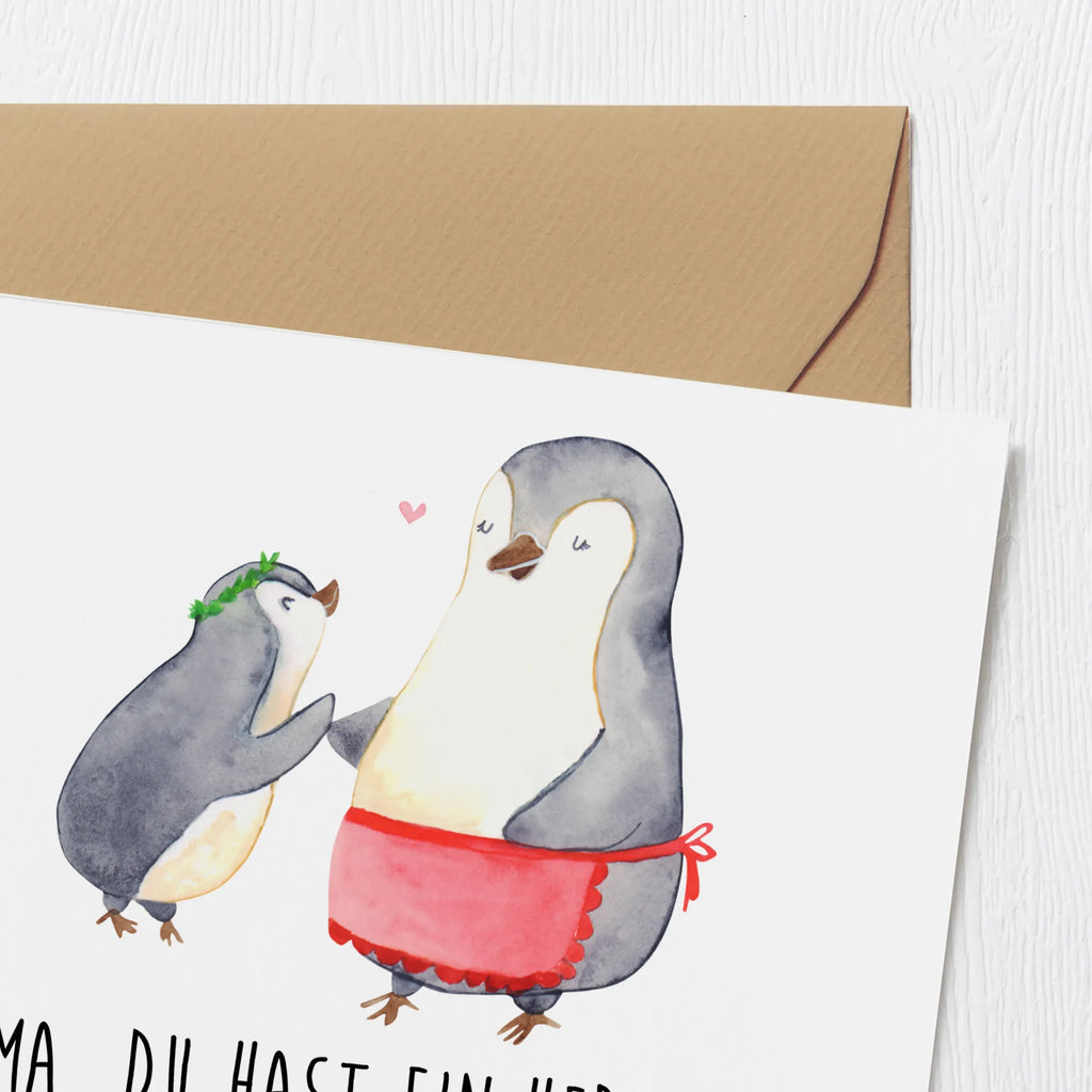 Deluxe Karte Mama Herz Gold Klappkarte, Hochwertige Grußkarte, Karte, Grußkarte, Geburtstagskarte, Glückwunschkarte, Hochwertige Klappkarte, Hochzeitskarte, Einladungskarte