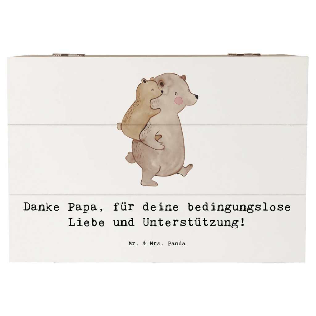 Holzkiste Danke Papa Kiste, XXL, Erinnerungsbox, Holzkiste, Aufbewahrungsbox, Schatzkiste, Geschenkdose, Dekokiste, Geschenkbox, Truhe, Schatulle, Erinnerungskiste