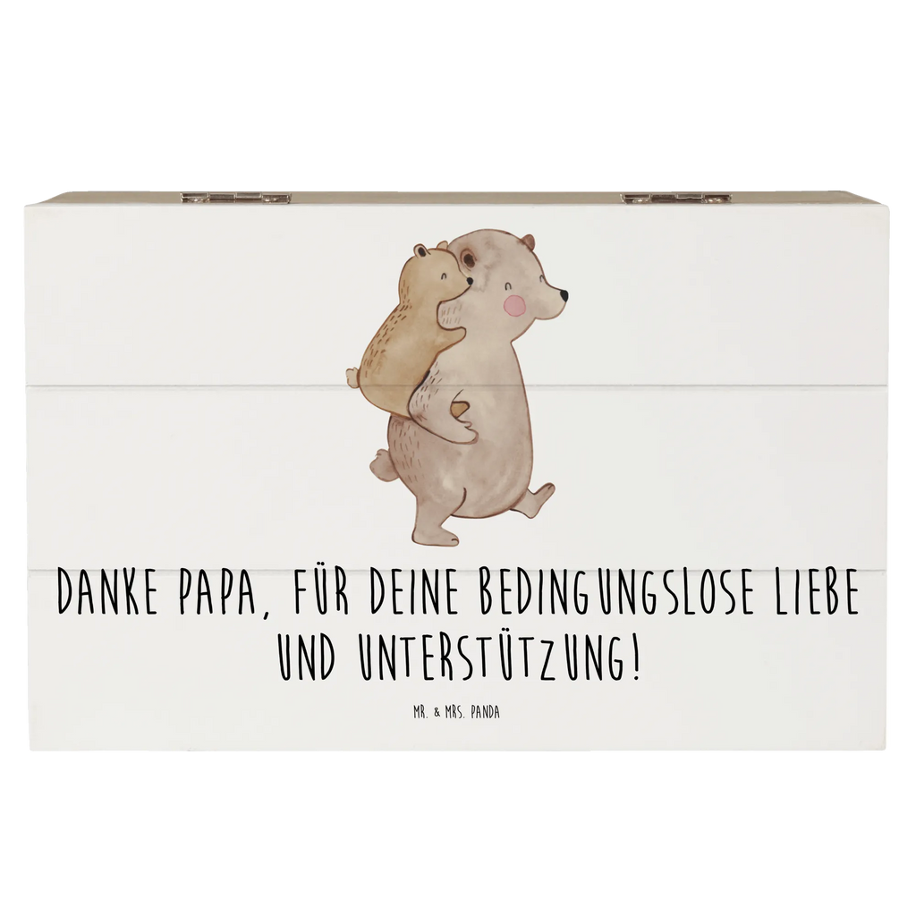 Holzkiste Danke Papa Kiste, XXL, Erinnerungsbox, Holzkiste, Aufbewahrungsbox, Schatzkiste, Geschenkdose, Dekokiste, Geschenkbox, Truhe, Schatulle, Erinnerungskiste