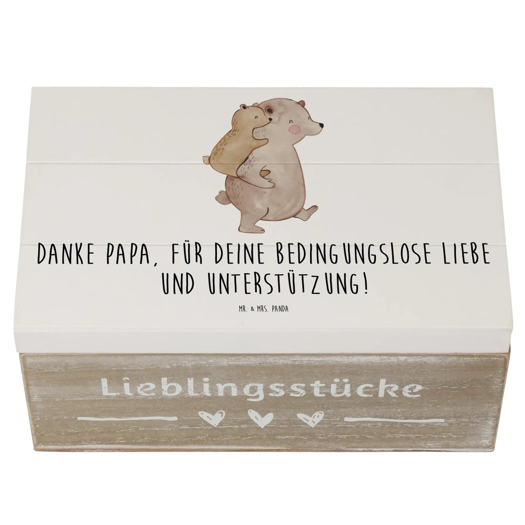 Holzkiste Danke Papa Kiste, XXL, Erinnerungsbox, Holzkiste, Aufbewahrungsbox, Schatzkiste, Geschenkdose, Dekokiste, Geschenkbox, Truhe, Schatulle, Erinnerungskiste