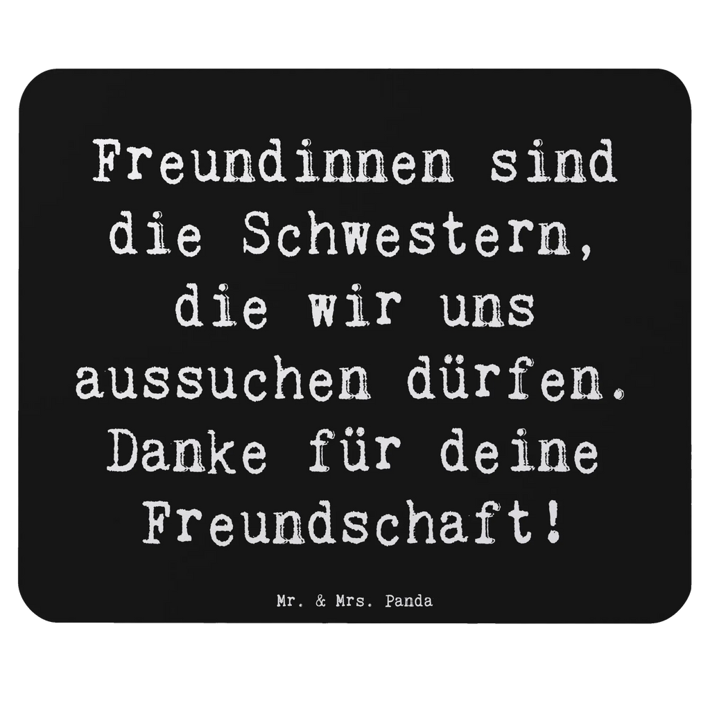 Mouse mat Saying Freundinnen sind die Schwestern, die wir uns aussuchen dürfen. Danke für deine Freundschaft! Arbeitszimmer, PC Zubehör, Mauspad Büro, Mausunterlage, Einzigartiges Mauspad, Mauspad, Computer zubehör, Büroausstattung, Designer Mauspad, Mousepad