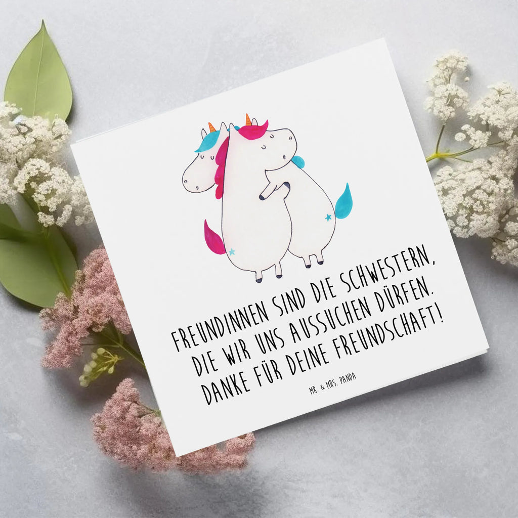 Deluxe Karte Freundinnen Schwestern Karte, Hochwertige Grußkarte, Einladungskarte, Grußkarte, Geburtstagskarte, Hochzeitskarte, Klappkarte, Glückwunschkarte, Hochwertige Klappkarte