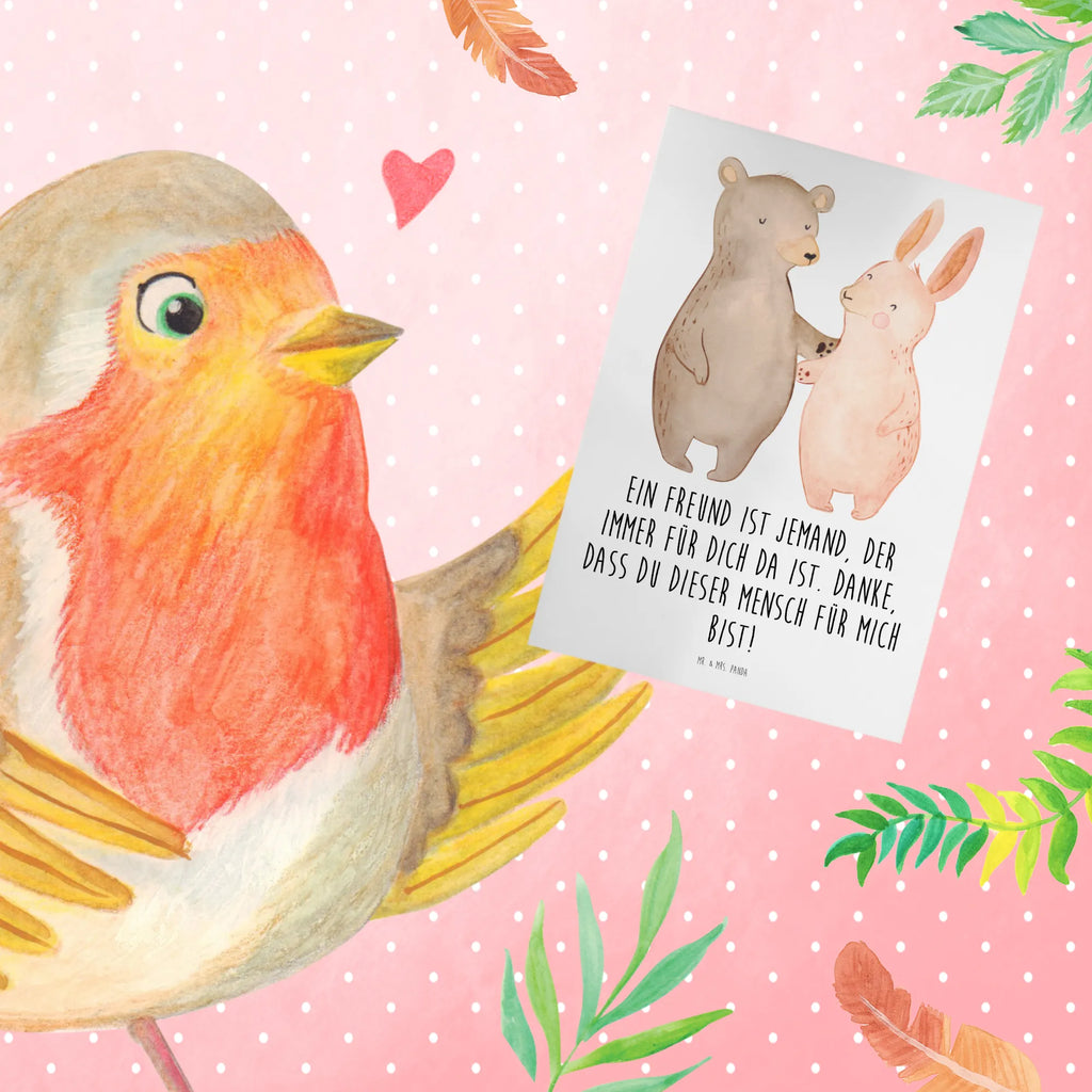 Grußkarte Freund fürs Leben Ansichtskarten, Klappkarte, Hochzeitskarte, Einladungskarte, Geburtstagskarte, Glückwunschkarte, Grußkarte, Karte