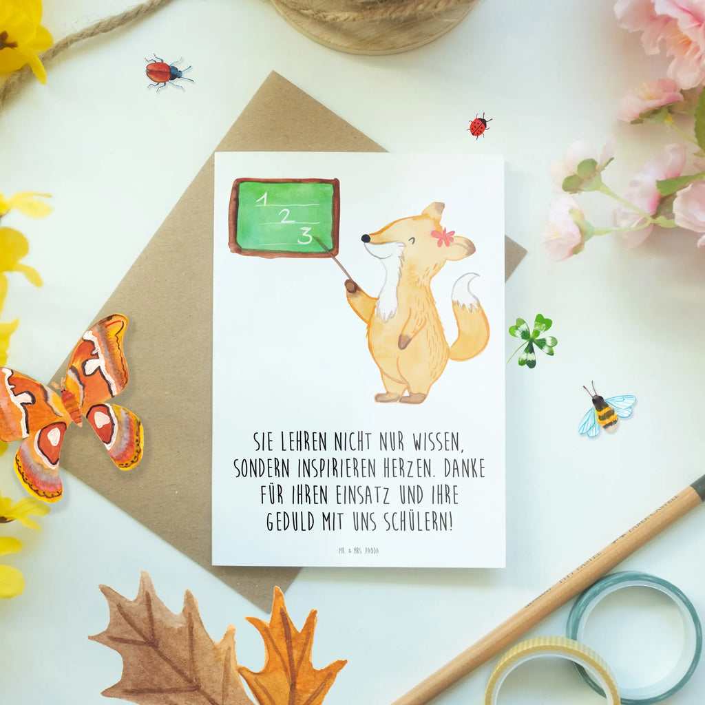 Greetings card Sie lehren nicht nur Wissen, sondern inspirieren Herzen. Danke für Ihren Einsatz und Ihre Geduld mit uns Schülern! Grußkarte, Geburtstagskarte, Glückwunschkarte, Hochzeitskarte, Ansichtskarten, Klappkarte, Karte, Einladungskarte