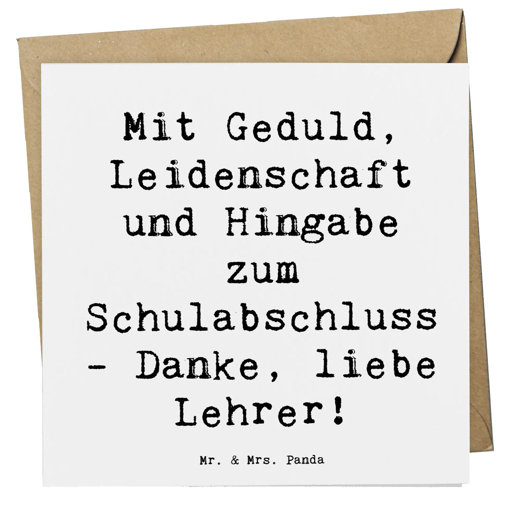Deluxe Karte Spruch Danke Lehrer Grußkarte, Hochzeitskarte, Glückwunschkarte, Geburtstagskarte, Einladungskarte, Hochwertige Klappkarte, Klappkarte, Karte, Hochwertige Grußkarte