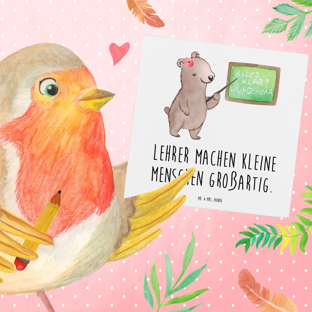 Deluxe Karte Lehrer Großartig Geburtstagskarte, Glückwunschkarte, Karte, Grußkarte, Klappkarte, Hochzeitskarte, Hochwertige Grußkarte, Einladungskarte, Hochwertige Klappkarte, sprüche, zitate, spruch kollektion, inspiration, motivation, lebensweisheiten, geschenkideen, wanddeko, wohnaccessoires, sprüche sammlung, schöne sprüche, glück, liebe, freude, lächeln, alltag verschönern, nachhaltige geschenke, dekoration, kreativ, einzigartig, shopify, mr and mrs panda