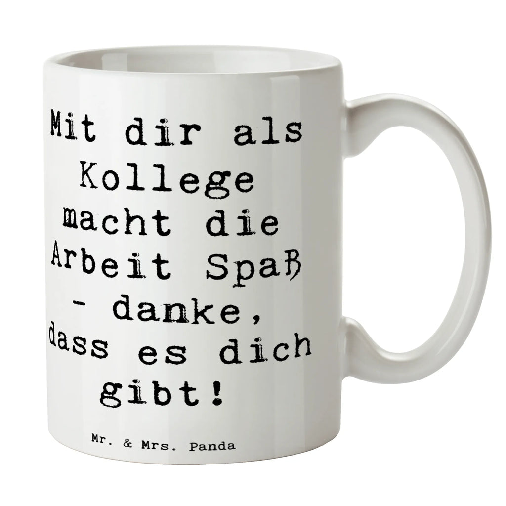 Tasse Spruch Kollege Freude Teetasse, Porzellantasse, Tasse mit Motiven, Tasse, Tasse mit Zitaten, Geschenktasse, Kaffeetasse, Keramiktasse, Bürotasse