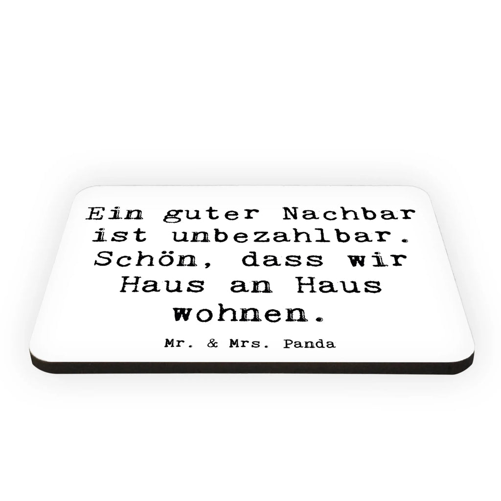 Magnet Saying Ein guter Nachbar ist unbezahlbar. Schön, dass wir Haus an Haus wohnen. Motivmagnete, Dekomagnet, Notiz Magnet, Kühlschrank Dekoration, Pinnwandmagnet, Kühlschrankmagnet, Whiteboard Magnet, Souvenir Magnet