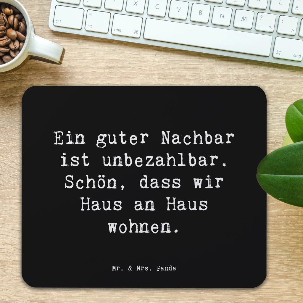 Mauspad Spruch Guter Nachbar Mauspad Büro, Computer zubehör, Einzigartiges Mauspad, PC Zubehör, Mausunterlage, Mousepad, Designer Mauspad, Arbeitszimmer, Mauspad, Büroausstattung