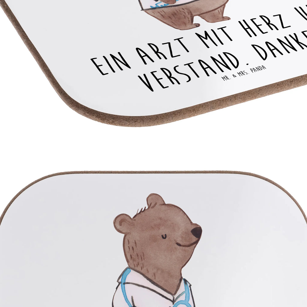 Square coaster Ein Arzt mit Herz und Verstand. Danke! Tassen Untersetzer, Untersetzer, Getränkeuntersetzer, Bierdeckel, Untersetzer für Gläser, Untersetzer aus Holz, Glasuntersetzer, Korkuntersetzer, Untersetzer Design, Untersetzer Holz, Holzuntersetzer, Untersetzer Gläser, sprüche, zitate, spruch kollektion, inspiration, motivation, lebensweisheiten, geschenkideen, wanddeko, wohnaccessoires, sprüche sammlung, schöne sprüche, glück, liebe, freude, lächeln, alltag verschönern, nachhaltige geschenke, dekoration, kreativ, einzigartig, shopify, mr and mrs panda