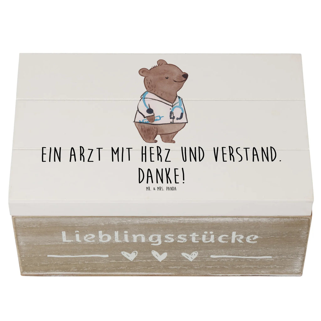 Holzkiste Arzt mit Herz Holzkiste, Kiste, Geschenkbox, Truhe, Erinnerungsbox, Schatulle, Aufbewahrungsbox, Schatzkiste, XXL, Geschenkdose, Erinnerungskiste, Dekokiste