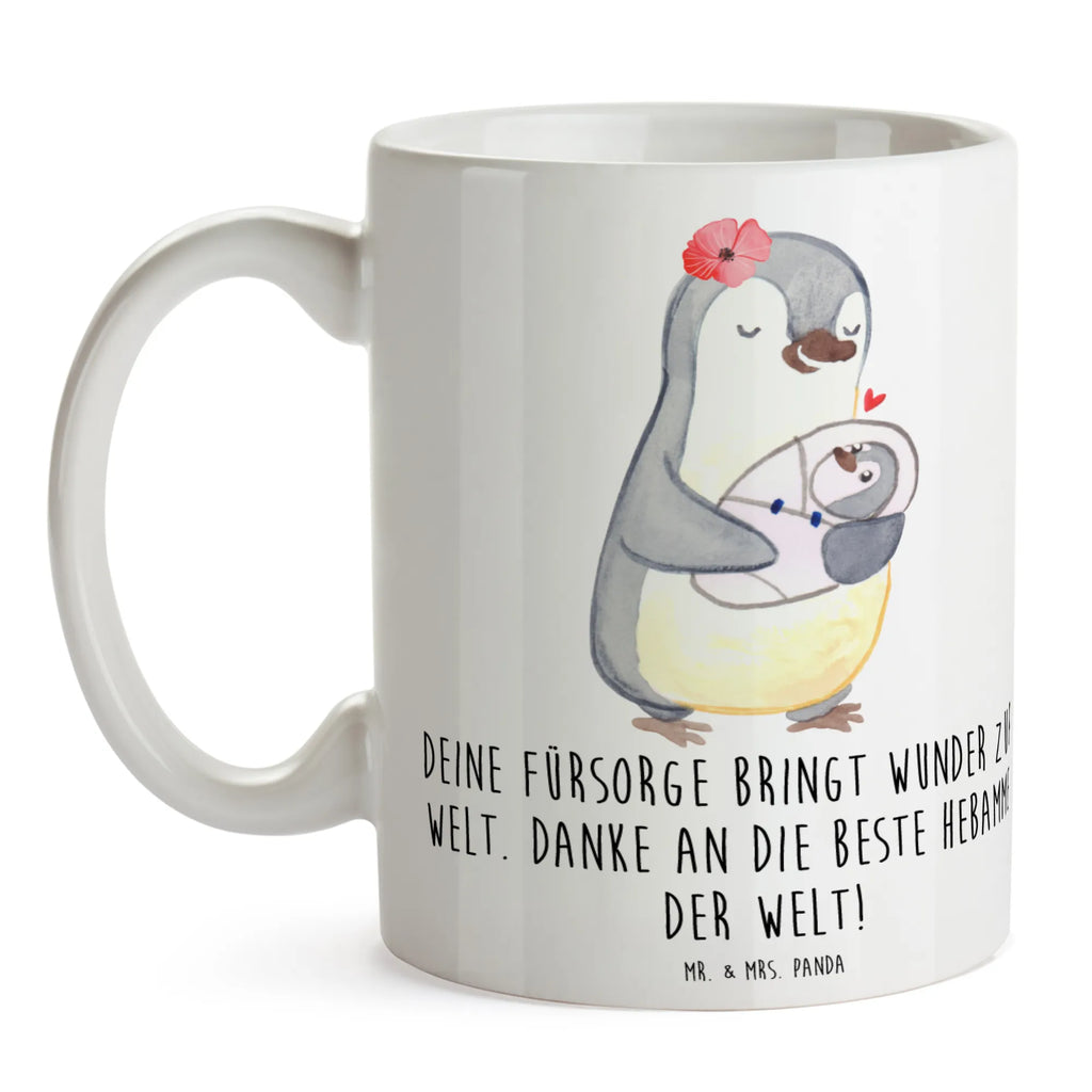 Mug Deine Fürsorge bringt Wunder zur Welt. Danke an die beste Hebamme der Welt! Keramiktasse, Tasse, Geschenktasse, Kaffeetasse, Tasse mit Motiven, Teetasse, Porzellantasse, Bürotasse, Tasse mit Zitaten