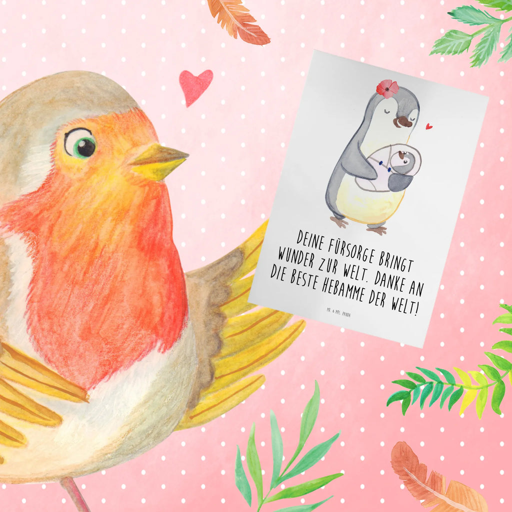Greetings card Deine Fürsorge bringt Wunder zur Welt. Danke an die beste Hebamme der Welt! Glückwunschkarte, Hochzeitskarte, Grußkarte, Einladungskarte, Geburtstagskarte, Ansichtskarten, Karte, Klappkarte