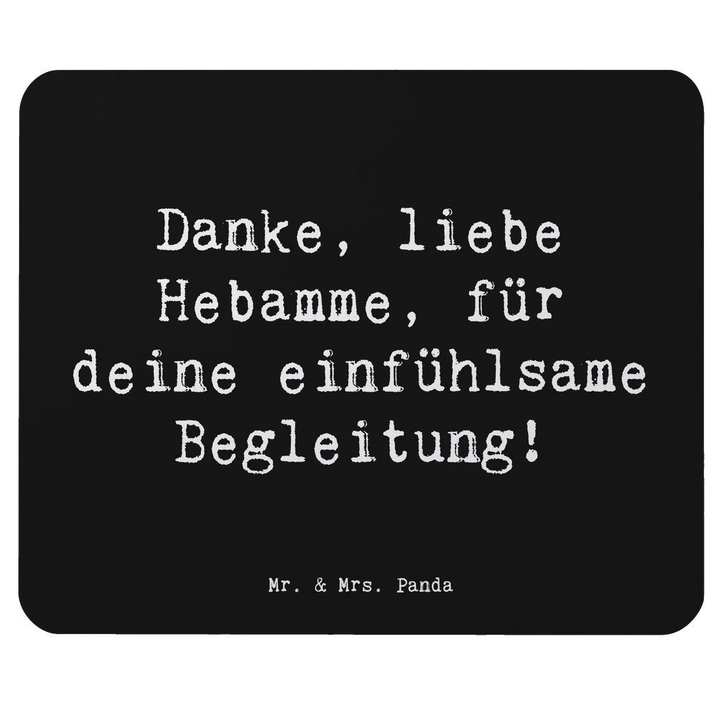 Mouse mat Saying Danke, liebe Hebamme, für deine einfühlsame Begleitung! Arbeitszimmer, PC Zubehör, Büroausstattung, Einzigartiges Mauspad, Mousepad, Designer Mauspad, Mauspad, Mauspad Büro, Mausunterlage, Computer zubehör