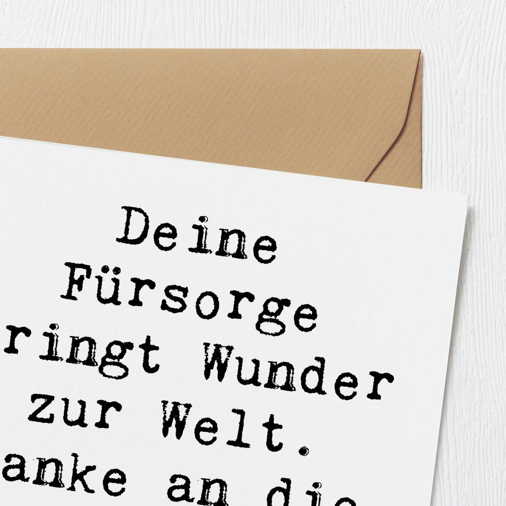 Deluxe Card Saying Deine Fürsorge bringt Wunder zur Welt. Danke an die beste Hebamme der Welt! Karte, Grußkarte, Klappkarte, Einladungskarte, Glückwunschkarte, Hochzeitskarte, Geburtstagskarte, Hochwertige Grußkarte, Hochwertige Klappkarte