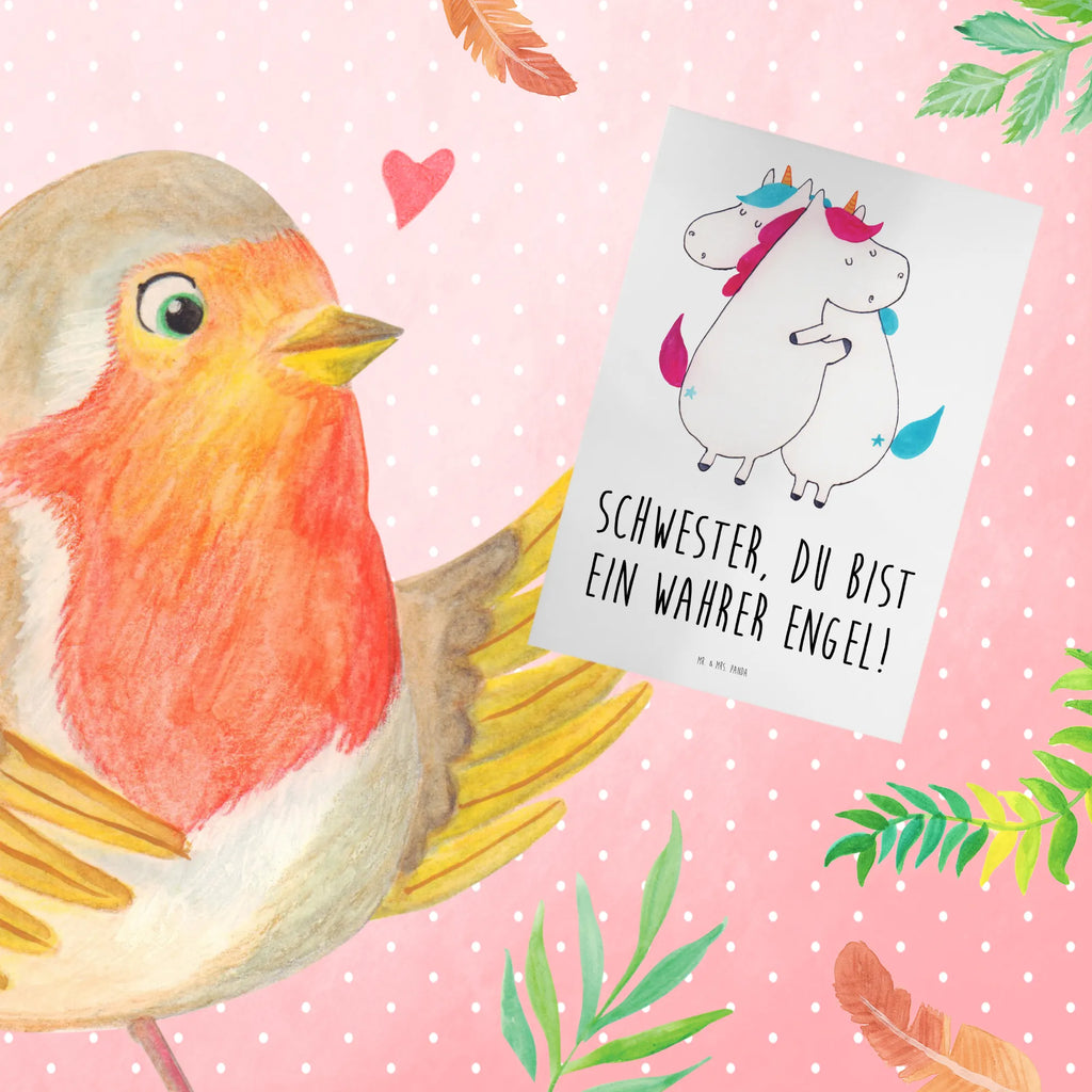 Greetings card Schwester, du bist ein wahrer Engel! Grußkarte, Geburtstagskarte, Klappkarte, Glückwunschkarte, Hochzeitskarte, Einladungskarte, Ansichtskarten, Karte