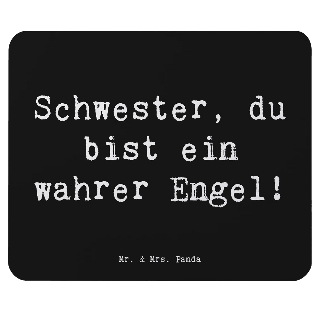 Mouse mat Saying Schwester, du bist ein wahrer Engel! Arbeitszimmer, Einzigartiges Mauspad, Mausunterlage, PC Zubehör, Computer zubehör, Mousepad, Mauspad, Designer Mauspad, Mauspad Büro, Büroausstattung