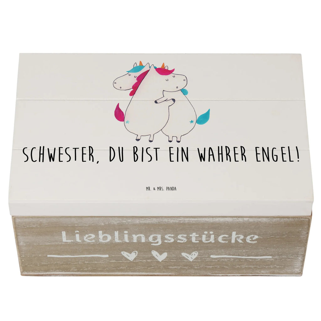Holzkiste Schwester Engel Geschenkdose, Erinnerungskiste, Holzkiste, Schatzkiste, Geschenkbox, Kiste, XXL, Schatulle, Aufbewahrungsbox, Truhe, Dekokiste, Erinnerungsbox