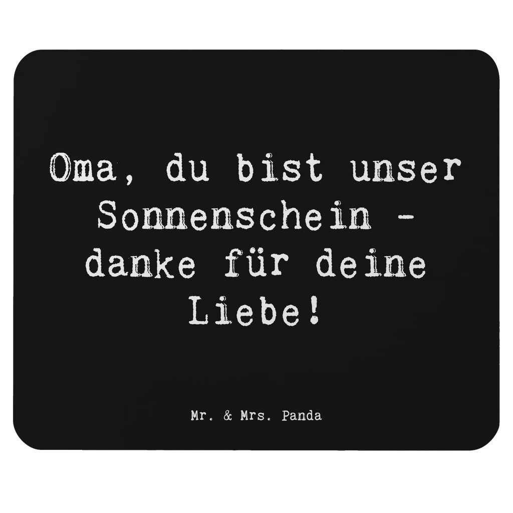 Mouse mat Saying Oma, du bist unser Sonnenschein - danke für deine Liebe! Mausunterlage, Mauspad, Mousepad, Mauspad Büro, Computer zubehör, Einzigartiges Mauspad, Designer Mauspad, PC Zubehör, Arbeitszimmer, Büroausstattung