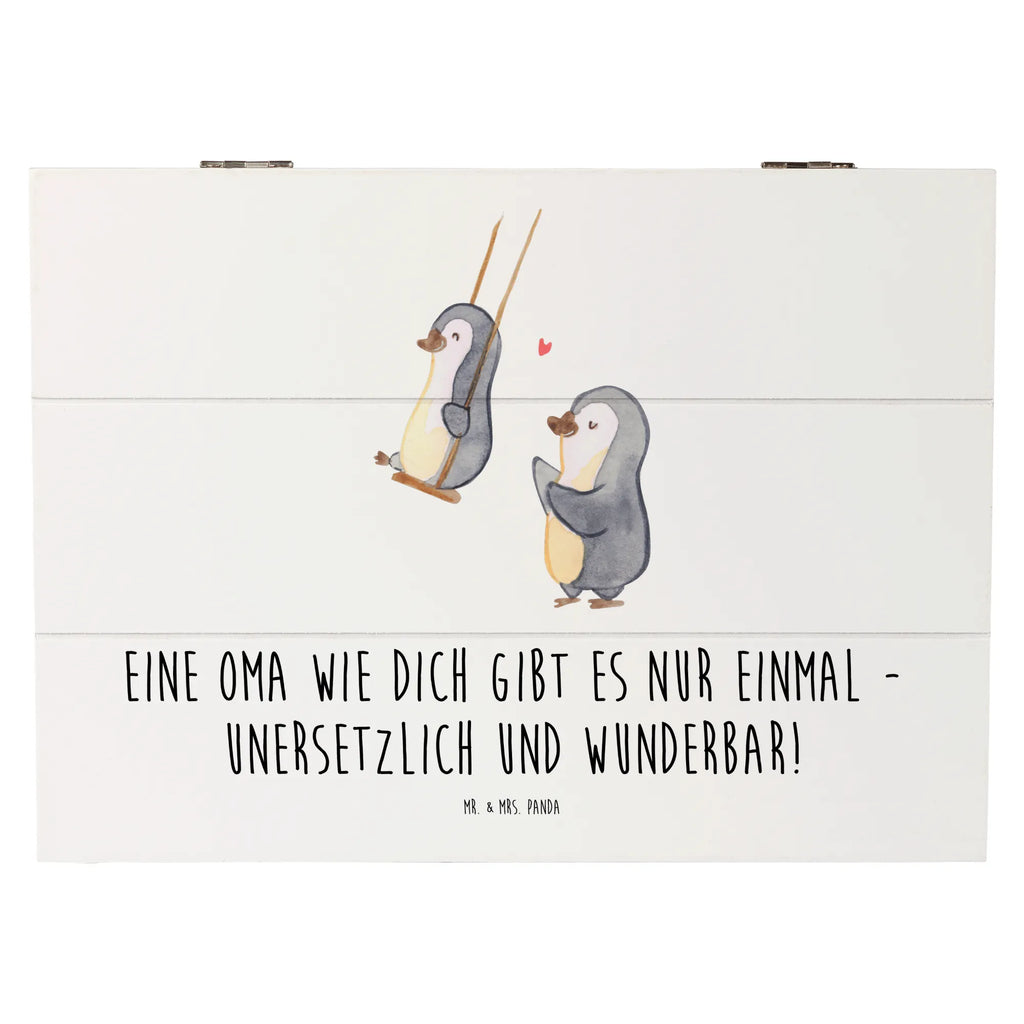 Wooden chest Eine Oma wie dich gibt es nur einmal - unersetzlich und wunderbar! Schatulle, Erinnerungsbox, Holzkiste, Schatzkiste, Dekokiste, Geschenkbox, Truhe, Aufbewahrungsbox, Erinnerungskiste, XXL, Geschenkdose, Kiste