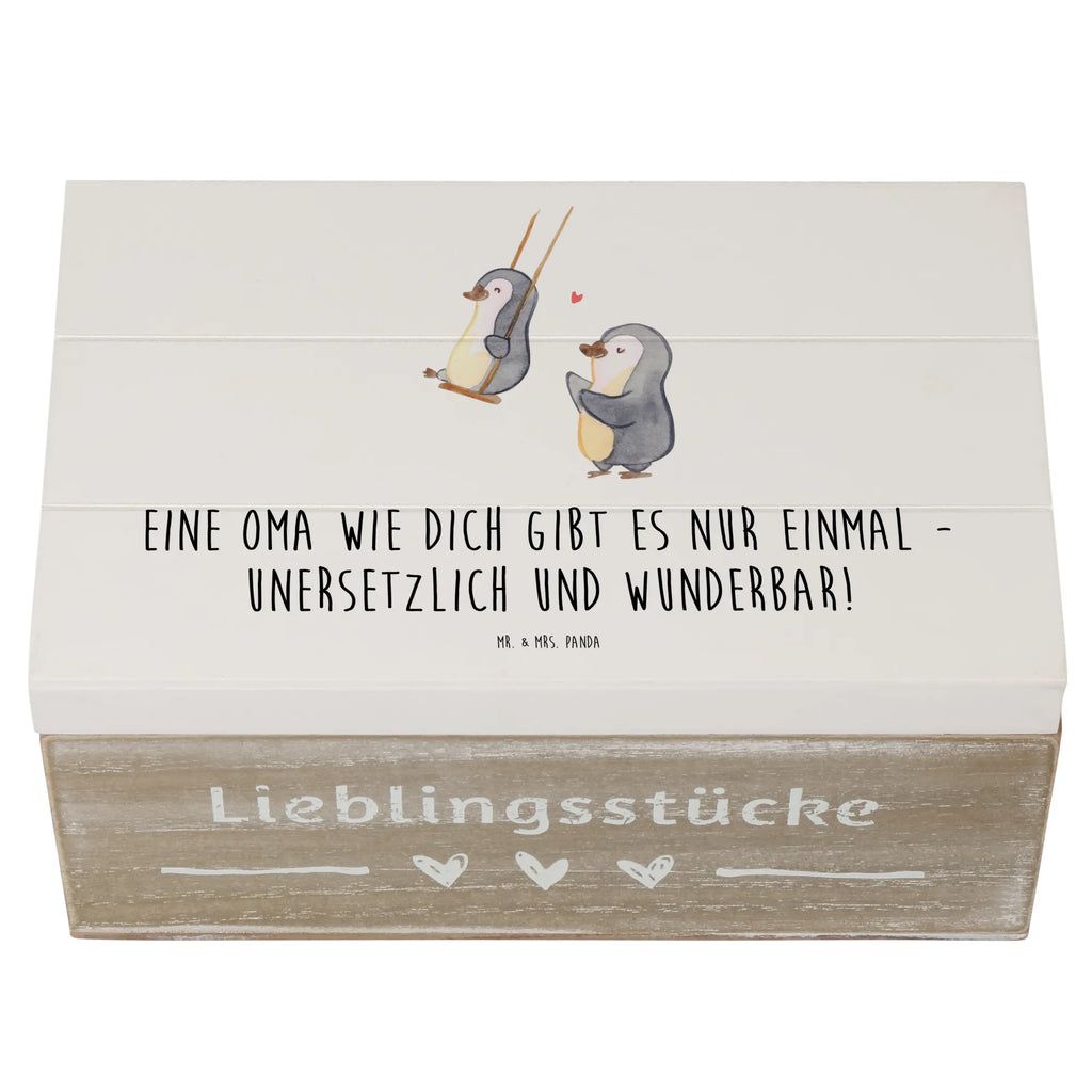 Wooden chest Eine Oma wie dich gibt es nur einmal - unersetzlich und wunderbar! Schatulle, Erinnerungsbox, Holzkiste, Schatzkiste, Dekokiste, Geschenkbox, Truhe, Aufbewahrungsbox, Erinnerungskiste, XXL, Geschenkdose, Kiste