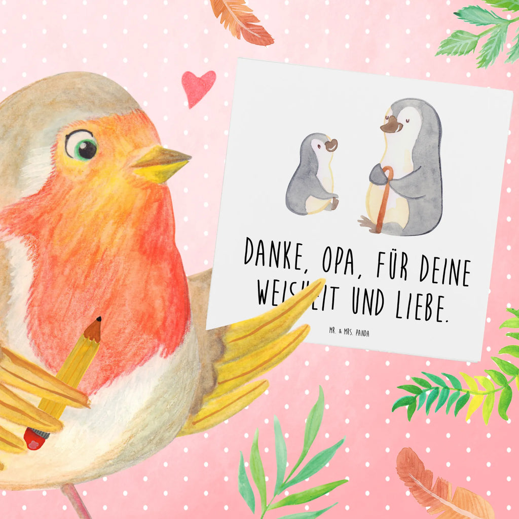 Deluxe Karte Opa Weisheit und Liebe Klappkarte, Geburtstagskarte, Hochwertige Klappkarte, Grußkarte, Glückwunschkarte, Karte, Hochzeitskarte, Einladungskarte, Hochwertige Grußkarte