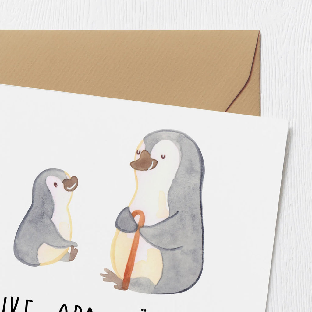 Deluxe Karte Opa Weisheit und Liebe Klappkarte, Geburtstagskarte, Hochwertige Klappkarte, Grußkarte, Glückwunschkarte, Karte, Hochzeitskarte, Einladungskarte, Hochwertige Grußkarte