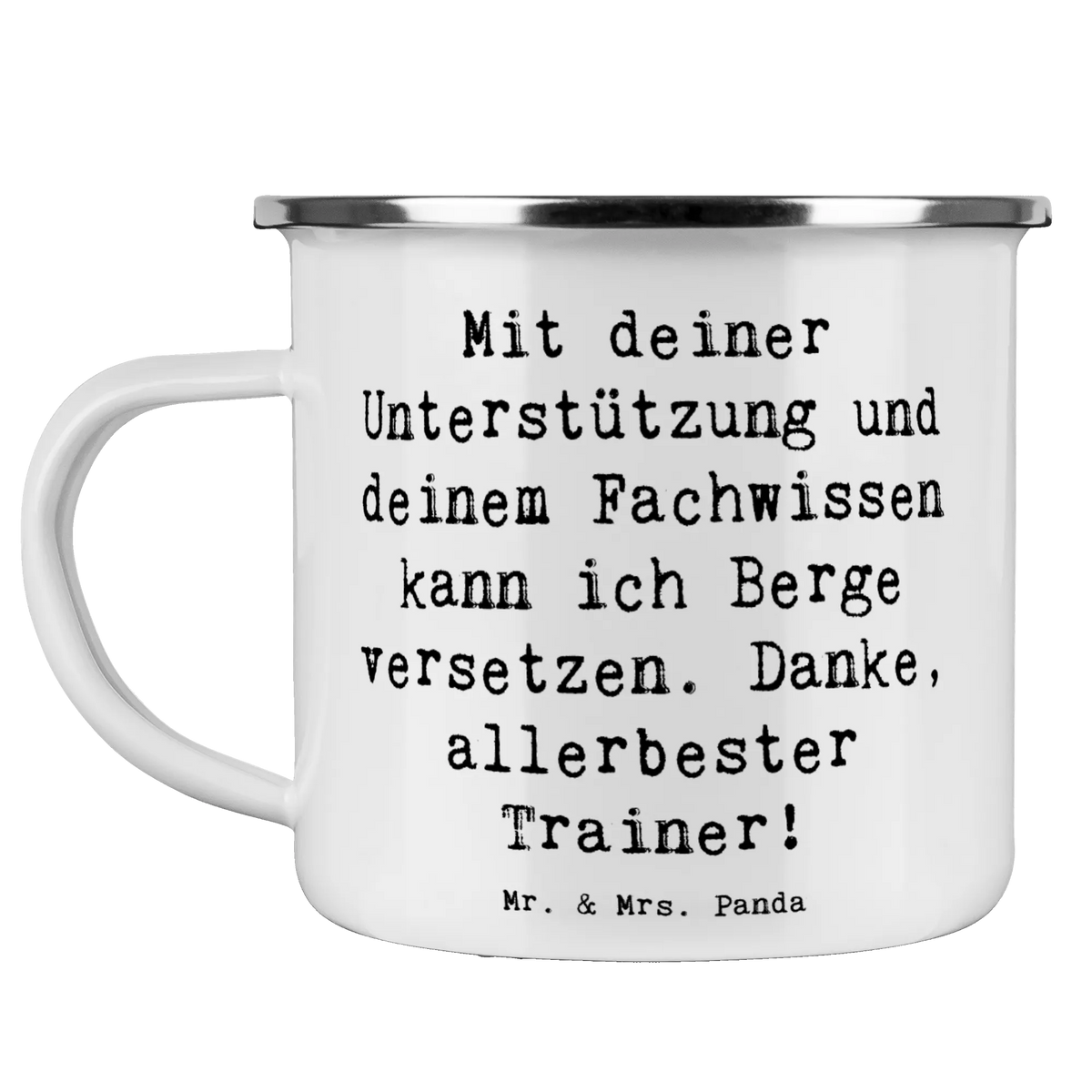 Camping Emaille Tasse Spruch Bester Trainer wandertasse, Campingtasse, emaillebecher, reisetasse, Haferl, metallbecher, wanderbecher, Campingbecher, Outdoor Tasse, Reisebecher, Teebecher, blechbecher, Outdoor Becher, outdoortasse, Blechtasse, Teetasse, Emailletasse, Kaffeepott, Emaille Becher, Tasse Emaille, Pott, becher emaille, Motivtasse, Emaille Tasse, Dekoration, sprüche, zitate, spruch kollektion, inspiration, motivation, lebensweisheiten, geschenkideen, wanddeko, wohnaccessoires, sprüche sammlung, schöne sprüche, glück, liebe, freude, Lächeln, alltag verschönern, nachhaltige geschenke, Kreativ, Einzigartig, shopify, mr and mrs panda
