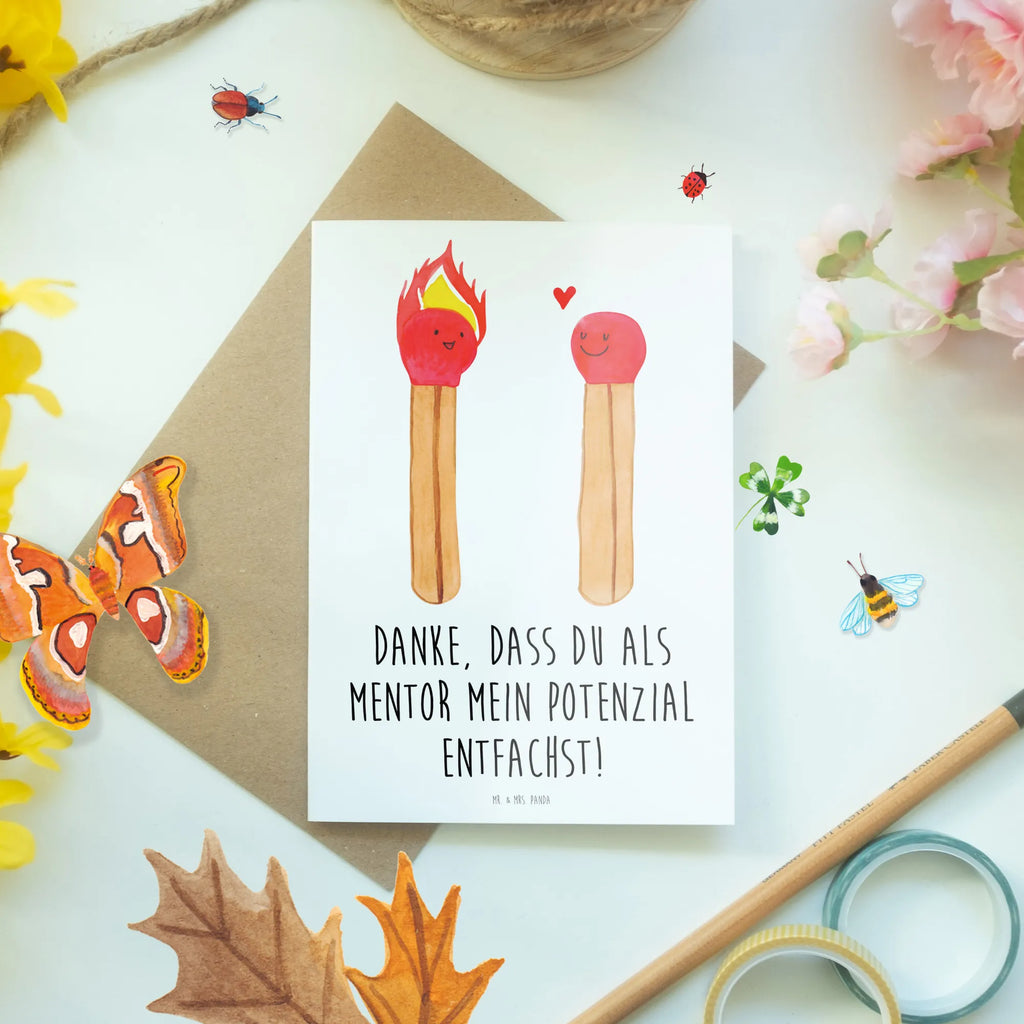 Grußkarte Mentor Potenzial Grußkarte, Geburtstagskarte, Glückwunschkarte, Einladungskarte, Hochzeitskarte, Ansichtskarten, Klappkarte, Karte, sprüche, zitate, spruch kollektion, inspiration, motivation, lebensweisheiten, geschenkideen, wanddeko, wohnaccessoires, sprüche sammlung, schöne sprüche, glück, liebe, freude, lächeln, alltag verschönern, nachhaltige geschenke, dekoration, kreativ, einzigartig, shopify, mr and mrs panda