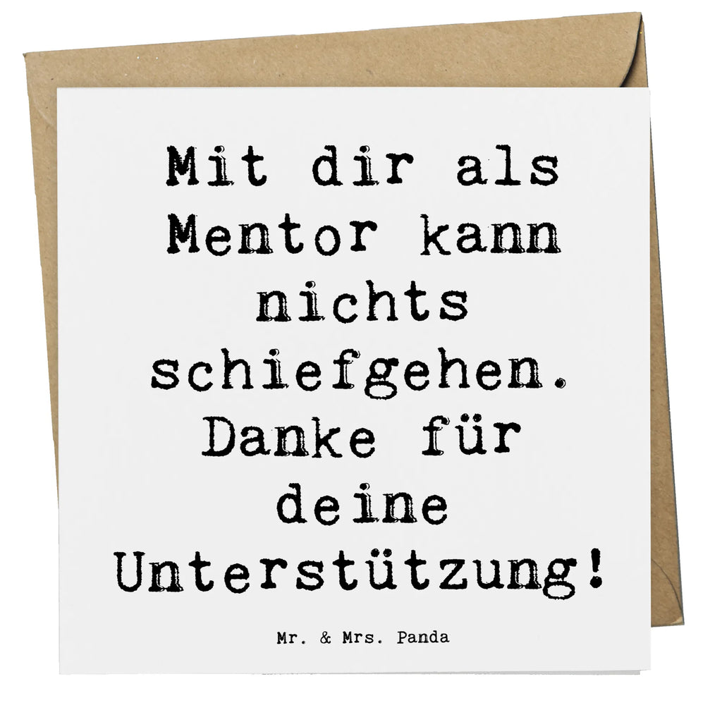 Deluxe Karte Spruch Beste Mentor Karte, Glückwunschkarte, Hochwertige Klappkarte, Grußkarte, Einladungskarte, Hochzeitskarte, Hochwertige Grußkarte, Klappkarte, Geburtstagskarte