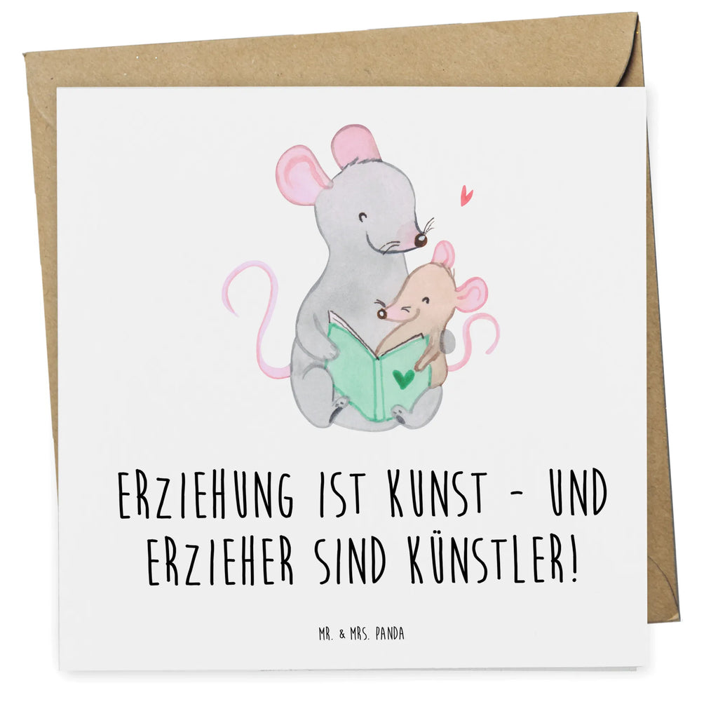 Deluxe Karte Erzieher Künstler Klappkarte, Hochzeitskarte, Karte, Geburtstagskarte, Glückwunschkarte, Hochwertige Grußkarte, Hochwertige Klappkarte, Einladungskarte, Grußkarte