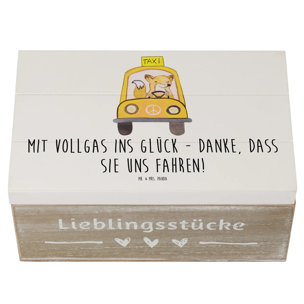 Holzkiste Chauffeur Glück Erinnerungsbox, Dekokiste, Geschenkbox, Aufbewahrungsbox, Kiste, Schatulle, Schatzkiste, Holzkiste, Geschenkdose, XXL, Erinnerungskiste, Truhe