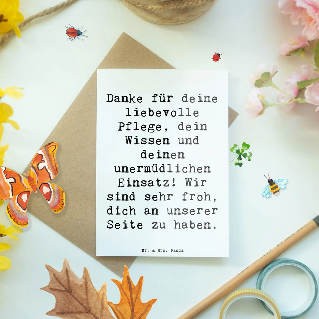 Grußkarte Spruch Dankbare Pflegekraft Ansichtskarten, Einladungskarte, Glückwunschkarte, Hochzeitskarte, Geburtstagskarte, Karte, Grußkarte, Klappkarte, sprüche, zitate, spruch kollektion, inspiration, motivation, lebensweisheiten, geschenkideen, wanddeko, wohnaccessoires, sprüche sammlung, schöne sprüche, glück, liebe, freude, lächeln, alltag verschönern, nachhaltige geschenke, dekoration, kreativ, einzigartig, shopify, mr and mrs panda