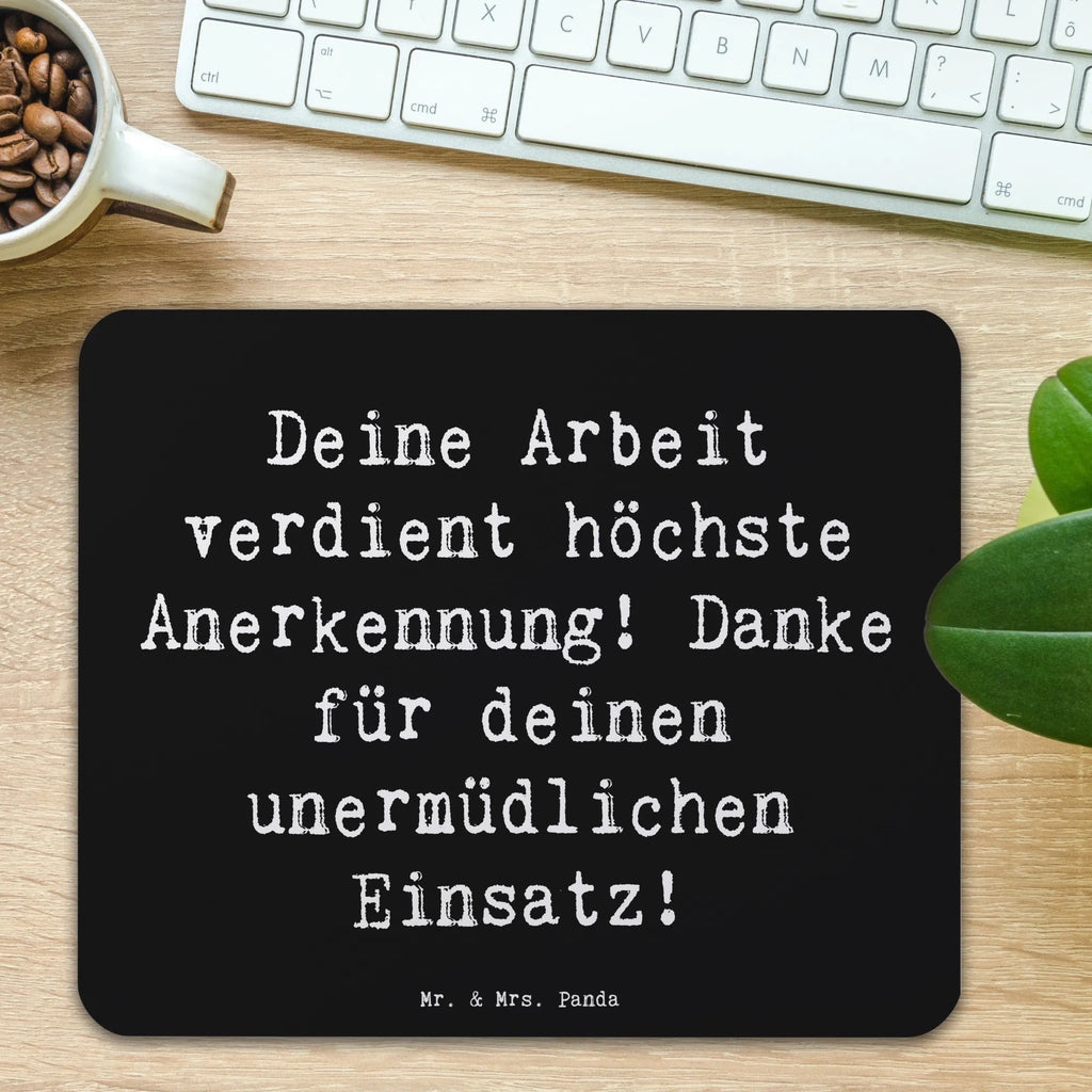 Mouse mat Saying Deine Arbeit verdient höchste Anerkennung! Danke für deinen unermüdlichen Einsatz! Computer zubehör, Mousepad, Designer Mauspad, Mauspad Büro, Mauspad, Einzigartiges Mauspad, Büroausstattung, PC Zubehör, Arbeitszimmer, Mausunterlage