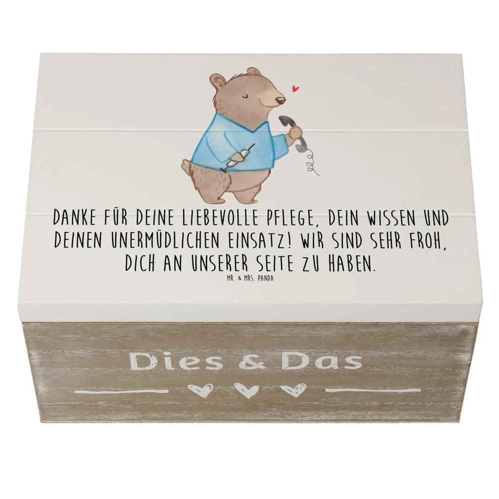 Holzkiste Dankbare Pflegekraft XXL, Dekokiste, Schatulle, Geschenkbox, Aufbewahrungsbox, Truhe, Holzkiste, Schatzkiste, Erinnerungsbox, Kiste, Geschenkdose, Erinnerungskiste