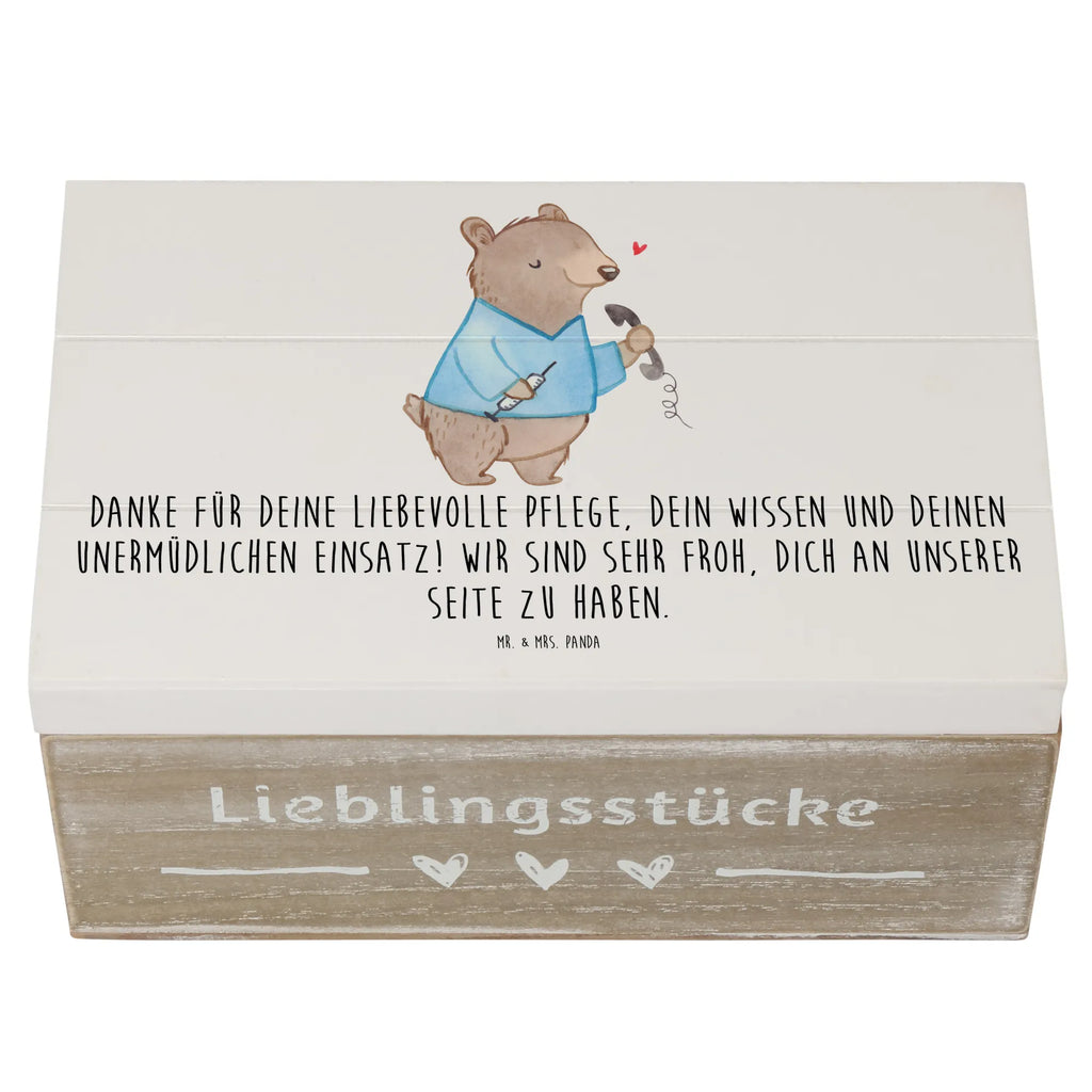 Holzkiste Dankbare Pflegekraft XXL, Dekokiste, Schatulle, Geschenkbox, Aufbewahrungsbox, Truhe, Holzkiste, Schatzkiste, Erinnerungsbox, Kiste, Geschenkdose, Erinnerungskiste